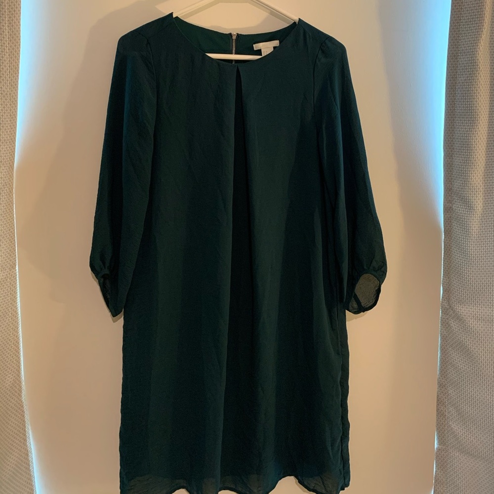 Kelly Green Long Sleeve Dress